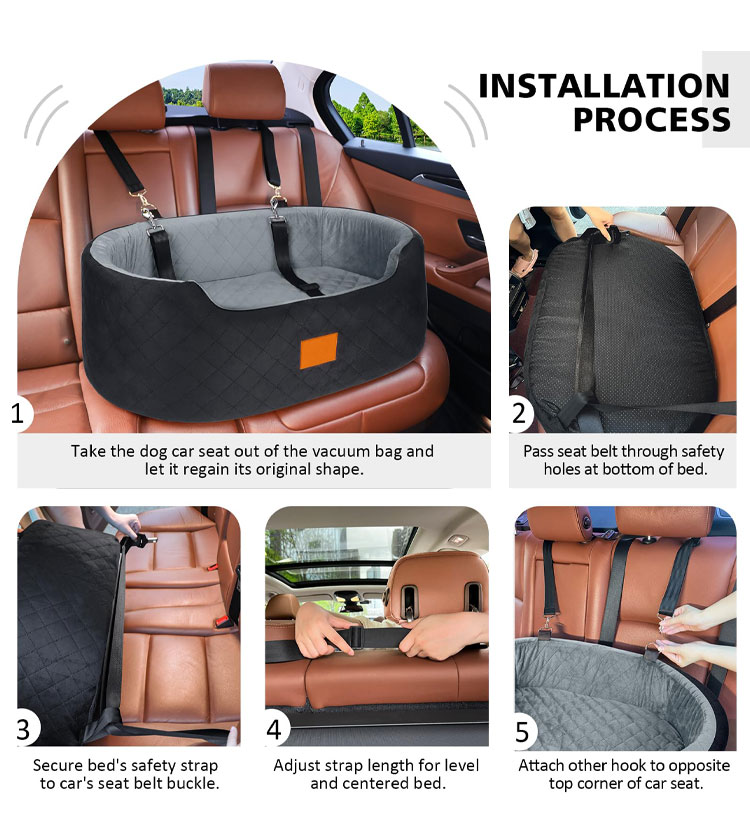 Wholesale Car Pet Seats Practical Soft Sponge Material Suitable for Dog Travel Pet Nest Mats(图5)