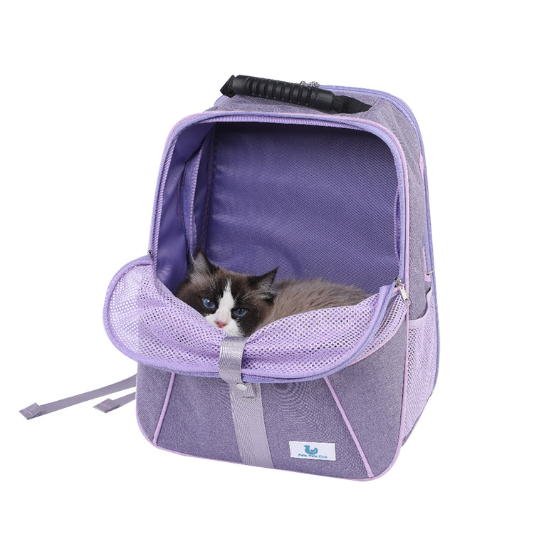 亚马逊热销宠物背包 猫狗外出宠物包 户外防窒息宠物双肩包猫狗(图8)