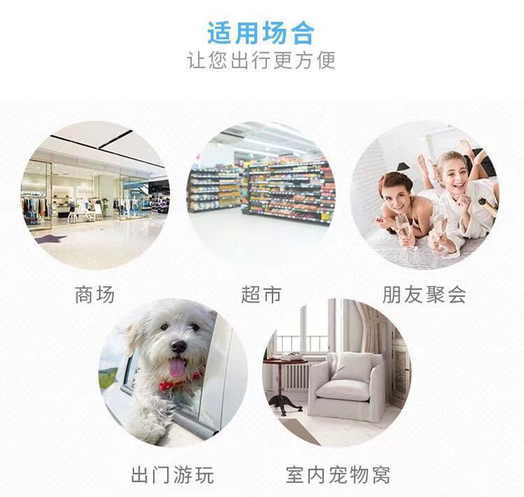 MJ热卖亚马逊爆款猫包 便携可折叠宠物外出包 透气单肩狗狗携挎包(图4)