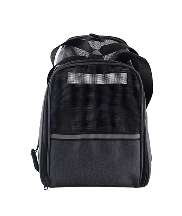 新款宠物包便携式猫包狗狗外出包斜挎宠物袋亚马逊透气宠物车载包(图10)