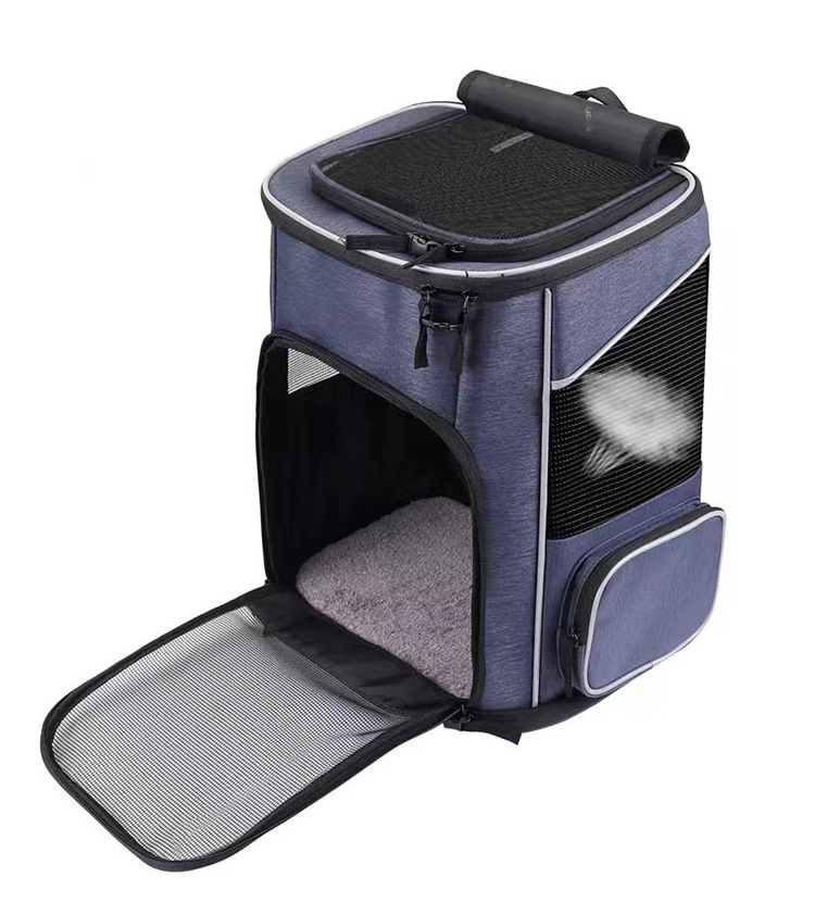 MJ跨境爆款宠物包 户外旅行便携宠物双肩包 透气猫狗宠物背包现货(图8)