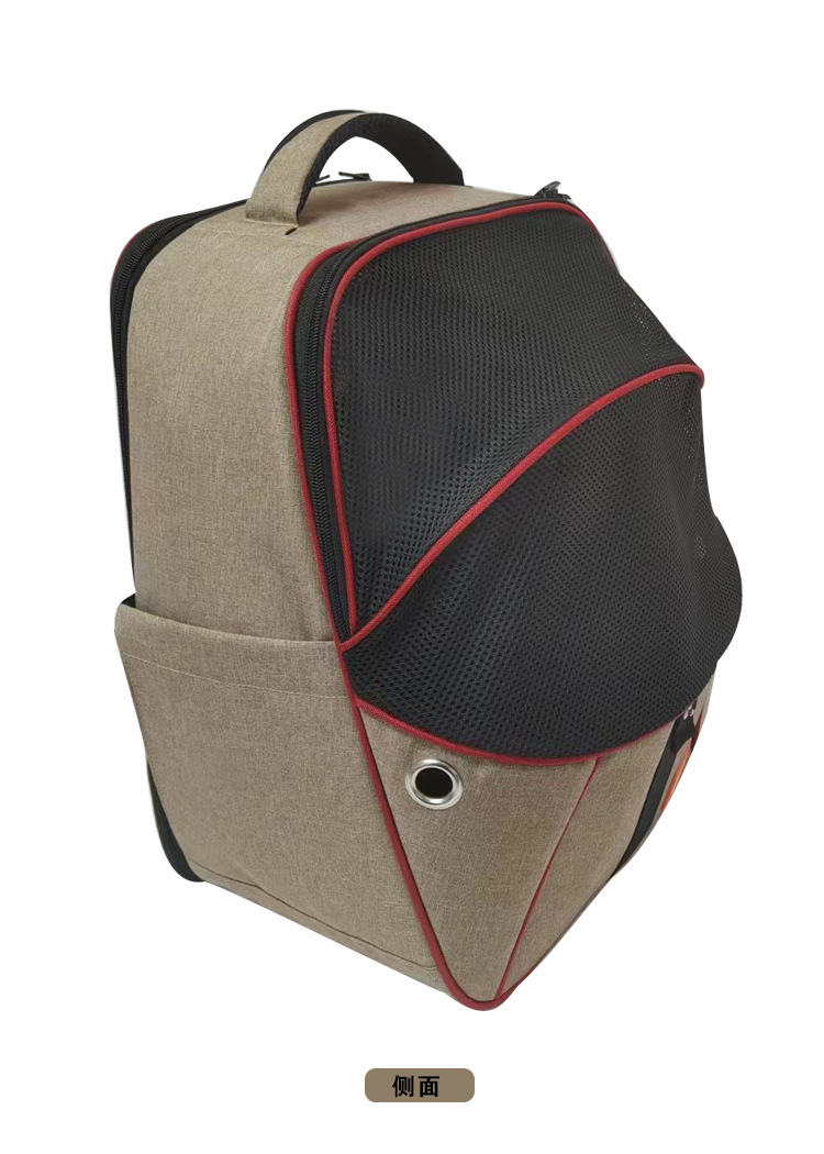 MJ定制宠物网布背包 跨境新款猫包 透气狗狗双肩包外出便携宠物包(图9)