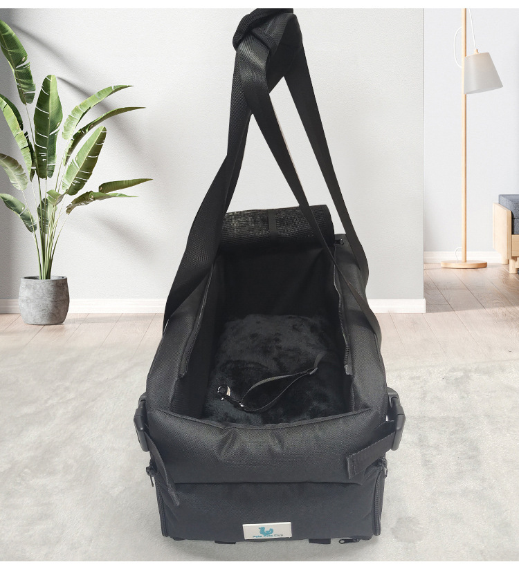 定制跨境爆款宠物中控窝 狗窝 猫窝外出拎包汽车安全座椅车载窝垫(图8)