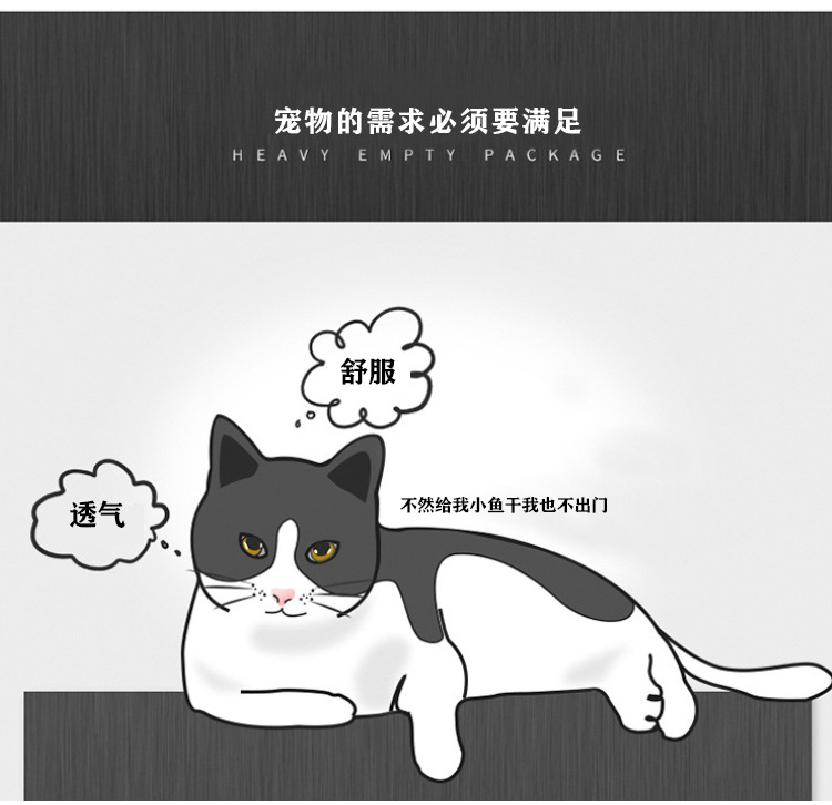 定制猫包 外出便携宠物包手提单肩斜跨狗包 旅行猫咪用品宠物用品(图5)