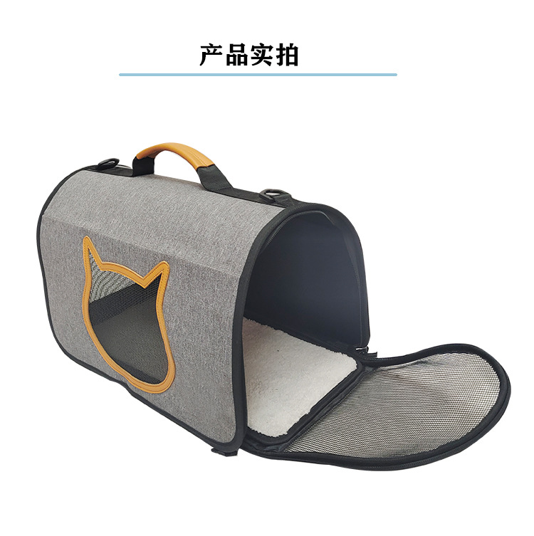 定制猫包 外出便携宠物包手提单肩斜跨狗包 旅行猫咪用品宠物用品(图8)