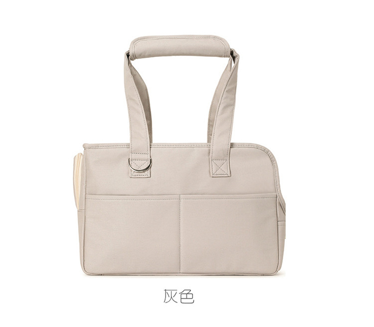 MJ定制韩国宠物用品 猫猫狗狗旅行外出包 单肩手提包纯棉大容量(图13)