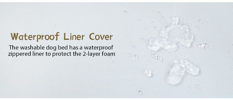 定制记忆棉狗窝防水大型狗床鸡蛋海绵宠物窝底部防滑矫形狗床(图7)