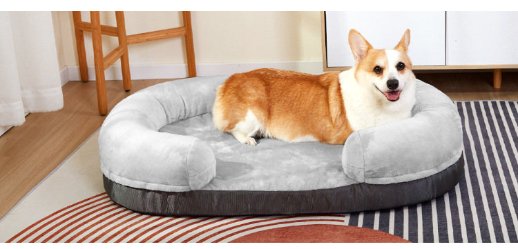 定制记忆棉狗窝防水大型狗床鸡蛋海绵宠物窝底部防滑矫形狗床(图10)