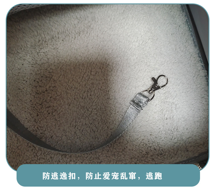 定制亚马逊透气猫包外出便携宠物背包猫咪书包携带轻便可折叠狗包(图10)