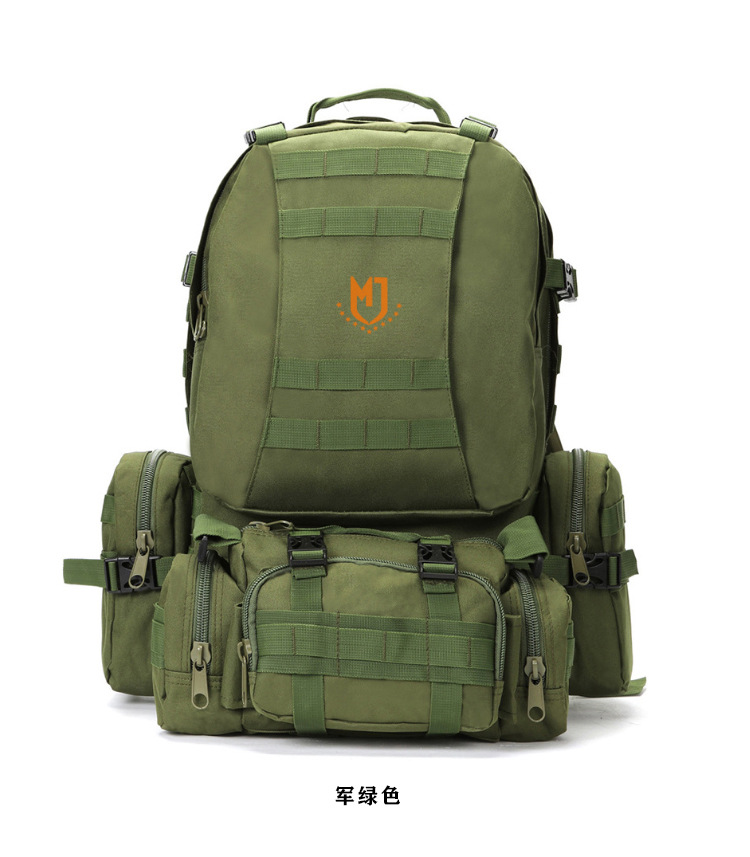 定制多功能组合背包战术登山包骑行运动户外双肩骑行野战防水背包(图4)