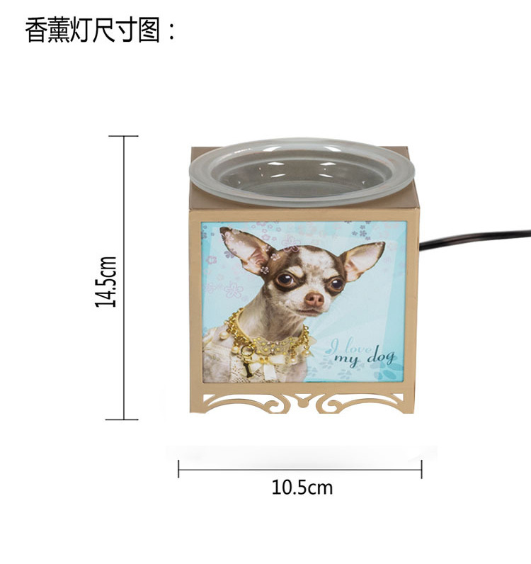 MJ定制电子香熏炉家用小夜灯定时调温创意陶瓷通电檀香炉跨境爆款(图5)