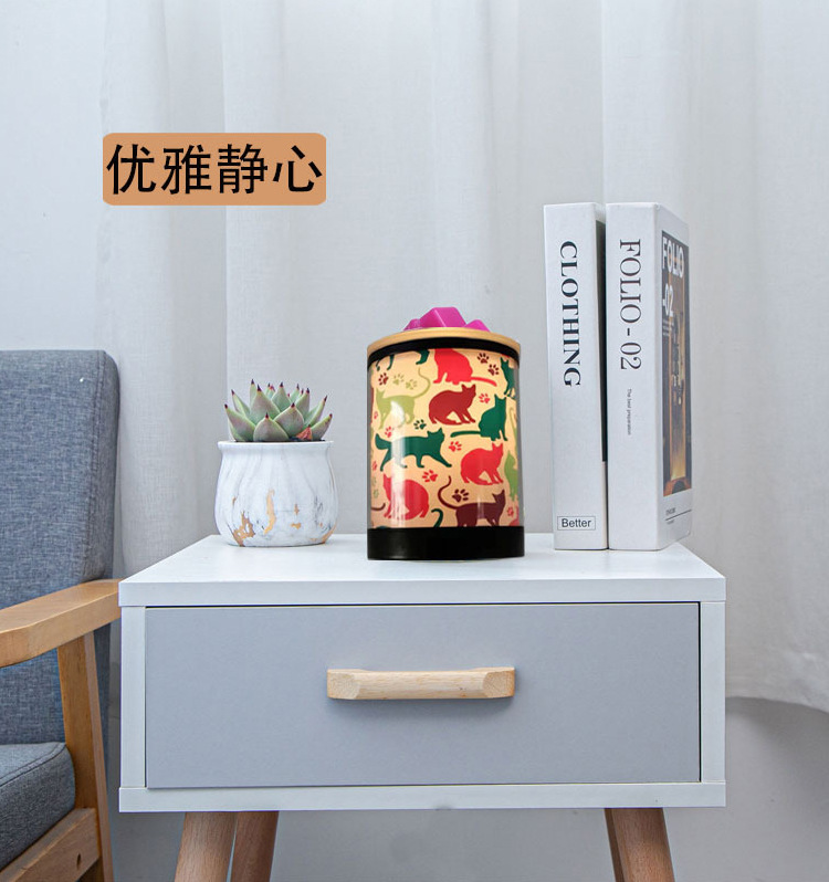 MJ热卖宠物纹精油 香薰蜡烛香书房卧室节日生日新结婚礼物 香薰灯(图2)