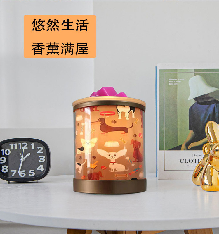 MJ热卖宠物纹精油 香薰蜡烛香书房卧室节日生日新结婚礼物 香薰灯(图3)