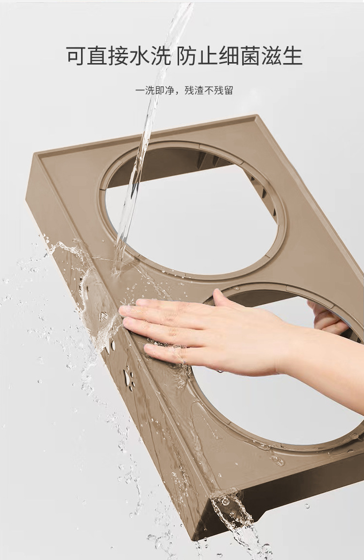 MJ定制新款升降调节宠物碗慢食碗狗盆喂食器不锈钢碗折叠碗狗食具(图8)