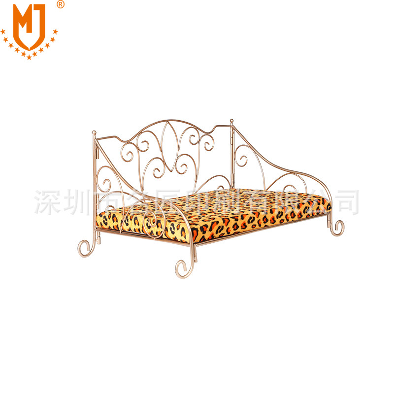 MJ热卖铁艺狗床 猫窝 宠物垫子 猫狗通用宠物窝(图5)