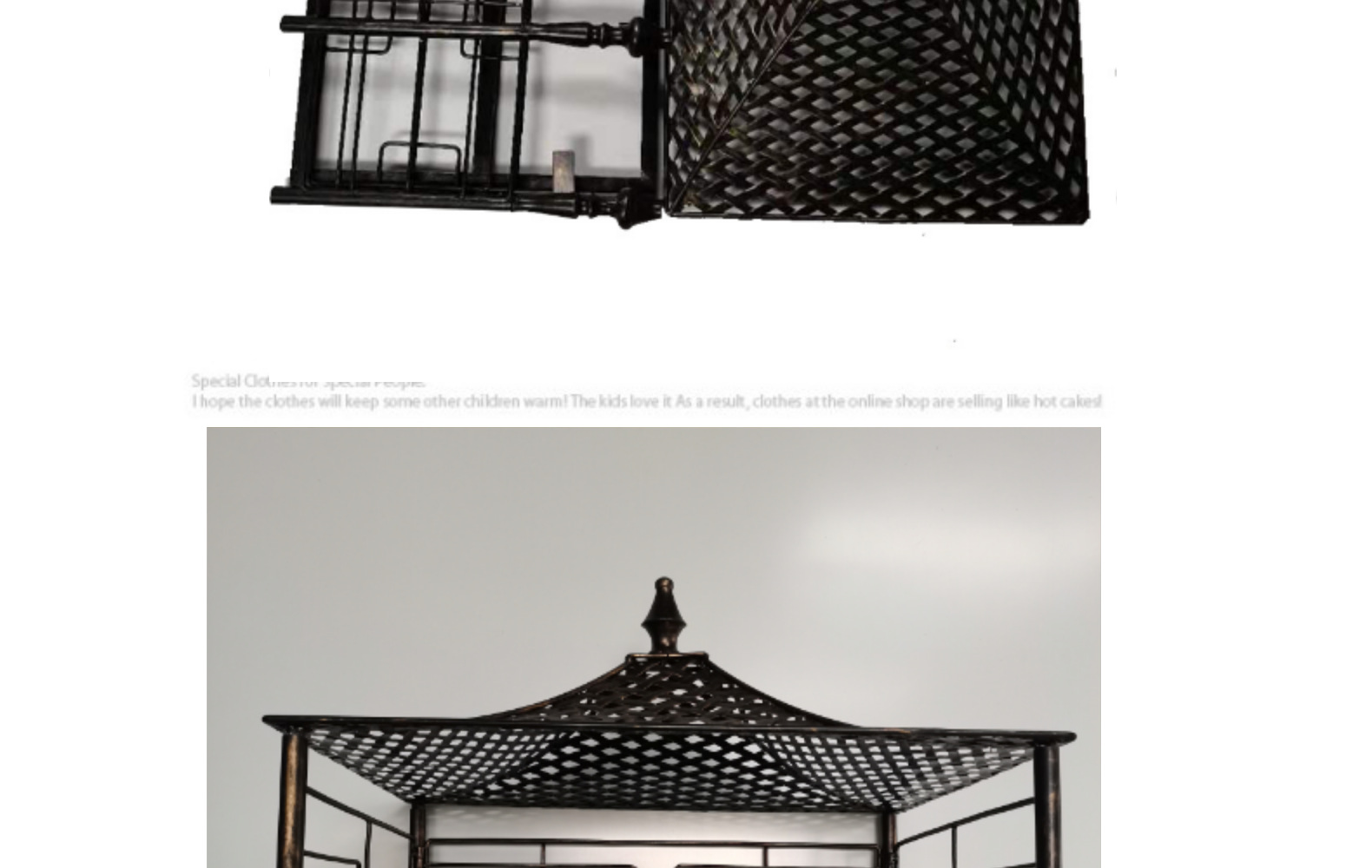 MJ定制狗床 可拆洗中小型犬猫 铁艺狗窝欧美风格铁床冬季宠物垫子(图9)