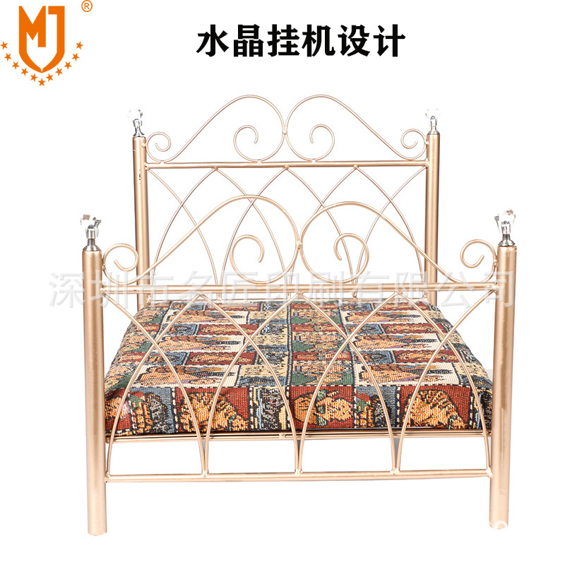 MJ定制跨境爆款铁艺狗床 猫窝宠物垫子 四季通用宠物窝(图3)