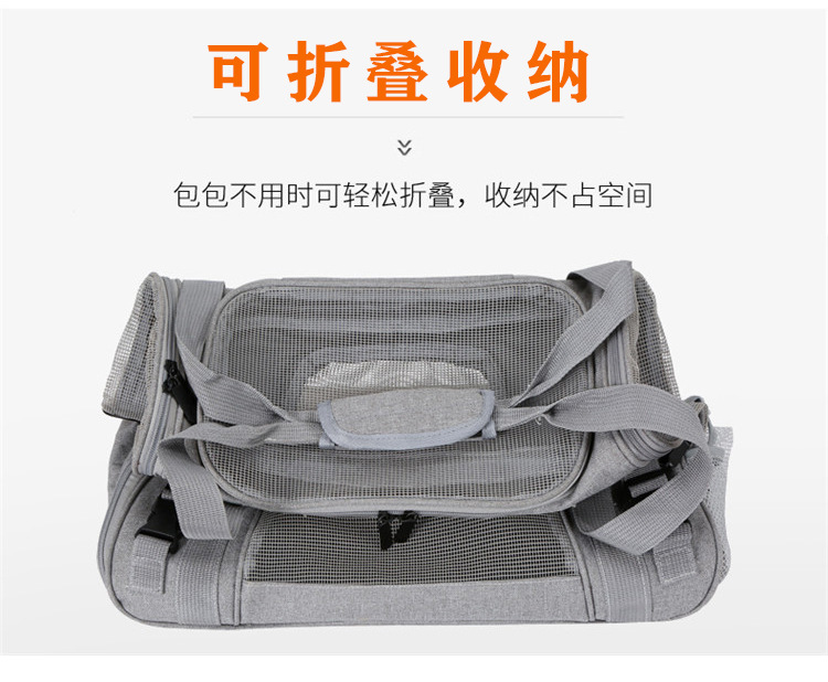 猫包宠物包亚马逊宠物用品宠物手提包透气可折叠外出猫咪狗外出包(图13)
