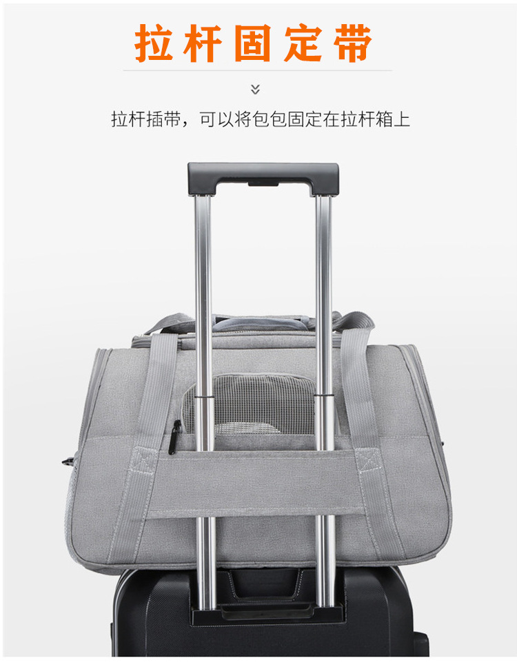 猫包宠物包亚马逊宠物用品宠物手提包透气可折叠外出猫咪狗外出包(图12)