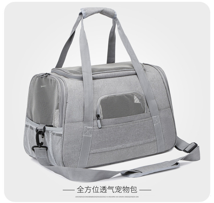 猫包宠物包亚马逊宠物用品宠物手提包透气可折叠外出猫咪狗外出包(图19)