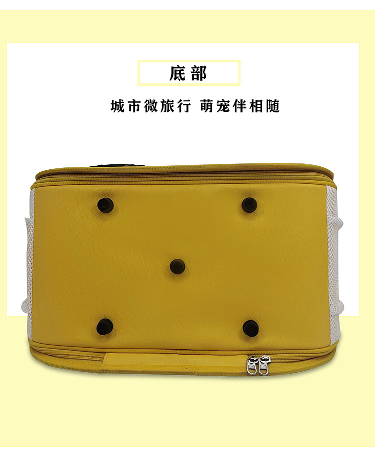 MJ定制手提猫包2023新款便携透气宠物包外出折叠单肩斜挎猫咪包(图11)