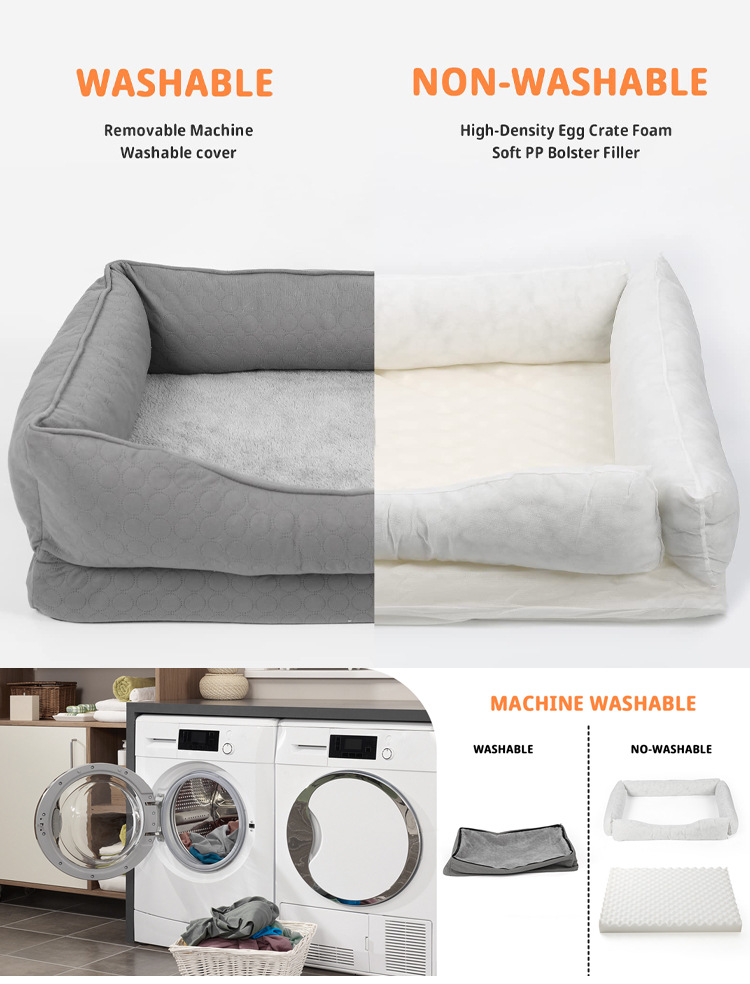 MJ定制中大型狗沙发床 冬季保暖可拆洗宠物窝 四季通用狗狗用品(图7)