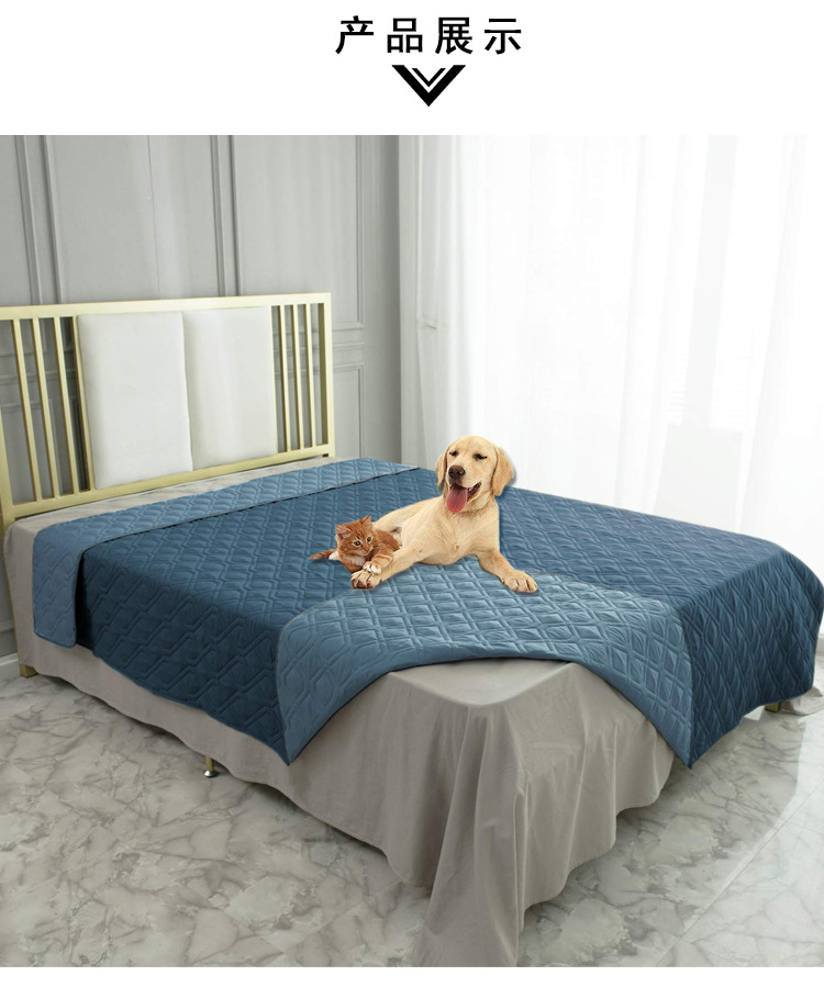 定制防水狗床套宠物毯适用于家具床沙发双面防脏可机洗亚马逊热销(图6)