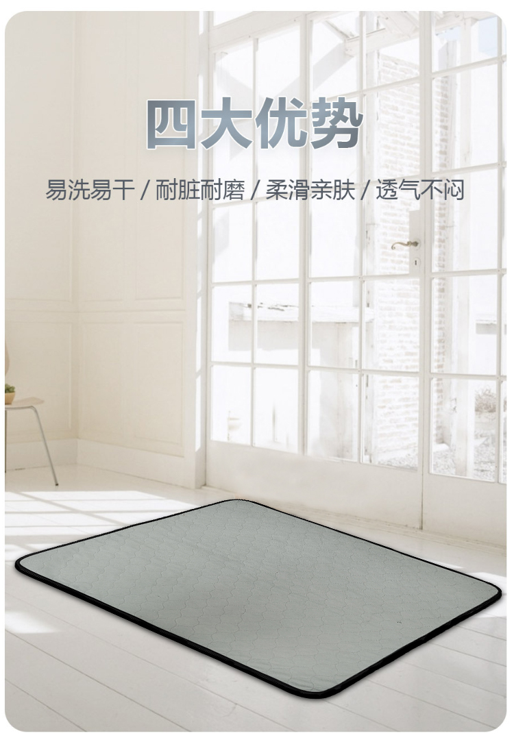 定制亚马逊可水洗宠物尿垫瞬间吸水狗狗训练垫吸水垫防水训导垫(图3)