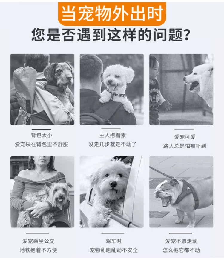 厂家定制猫包外出便携宠物包大容量狗包猫咪手提式斜挎猫笼狗背包(图2)