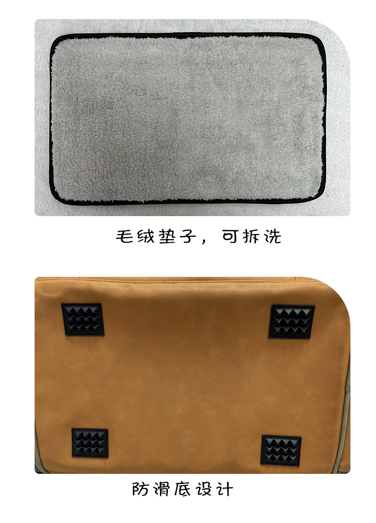 厂家定制猫包外出便携宠物包大容量狗包猫咪手提式斜挎猫笼狗背包(图12)