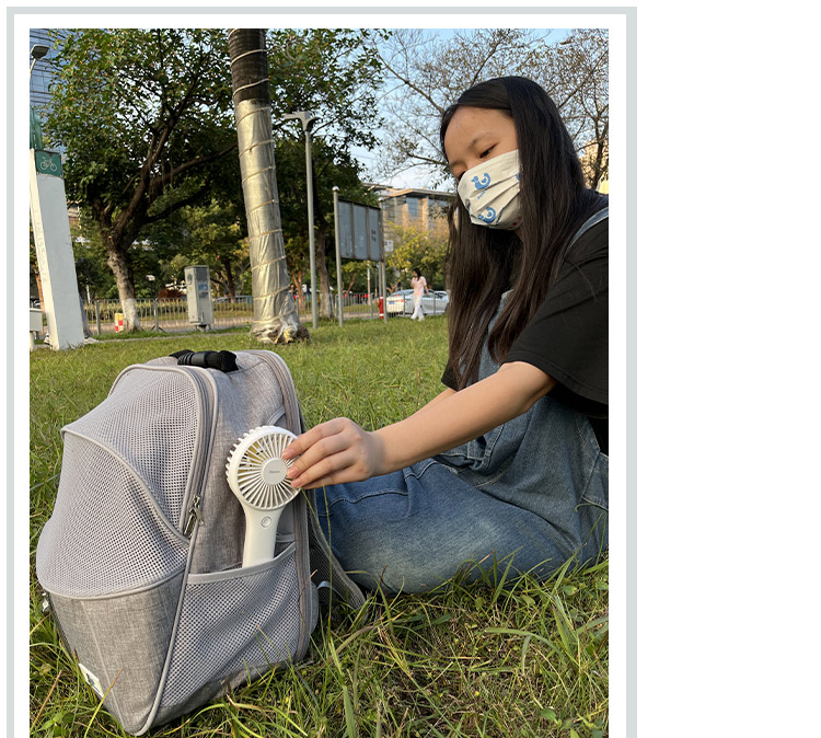 厂家定制折叠外出宠物双肩包亚马逊热销大容量猫包透气宠物猫背包(图12)