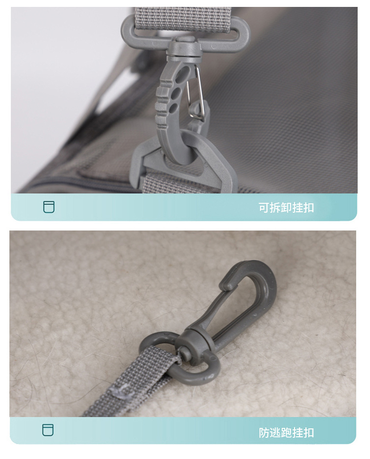 新款小型狗包透气手提猫包外出包便携可折叠出行车载宠物包猫笼子(图10)