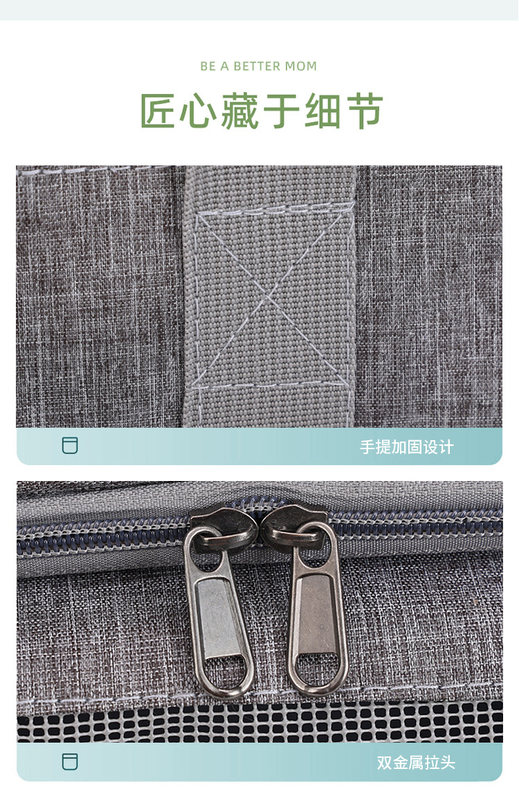 新款小型狗包透气手提猫包外出包便携可折叠出行车载宠物包猫笼子(图8)