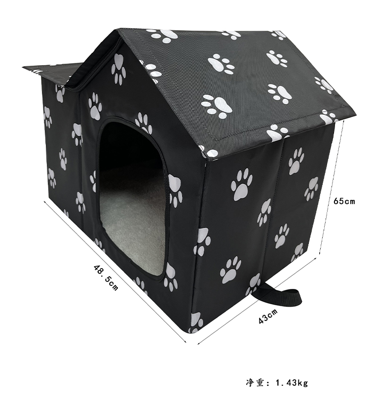 定制猫房流浪猫窝狗窝户外防水猫屋狗屋宠物窝垫笼子可拆洗猫别墅(图5)