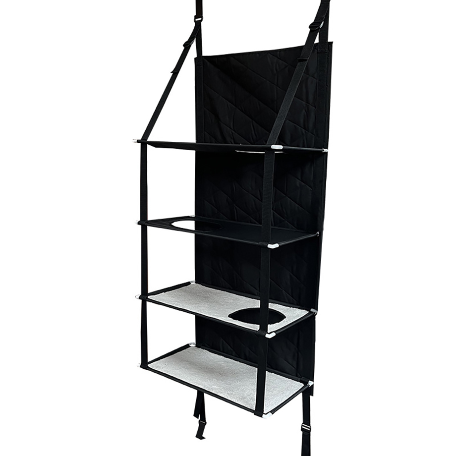 厂家定制门后猫爬架猫别墅猫笼家用室内猫屋猫窝超大空间猫挂床(图5)