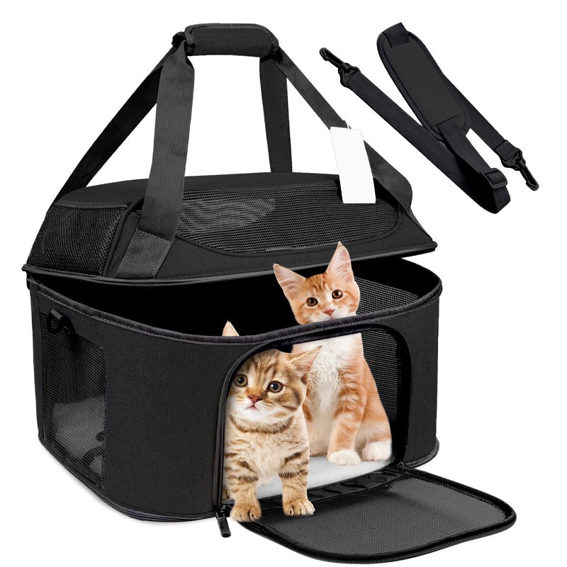 定制亚马逊爆款宠物外出包新款手提宠物袋户外便携猫咪狗狗双肩包(图2)