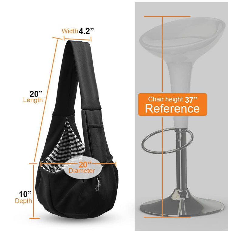 亚马逊爆款可调新款宠物背包斜挎猫狗包便携小型犬外出宠物单肩包(图2)