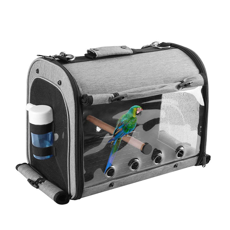工厂定制鹦鹉出行包鹦鹉旅行包鹦鹉外出背包升级款小鸟旅行房移动(图5)