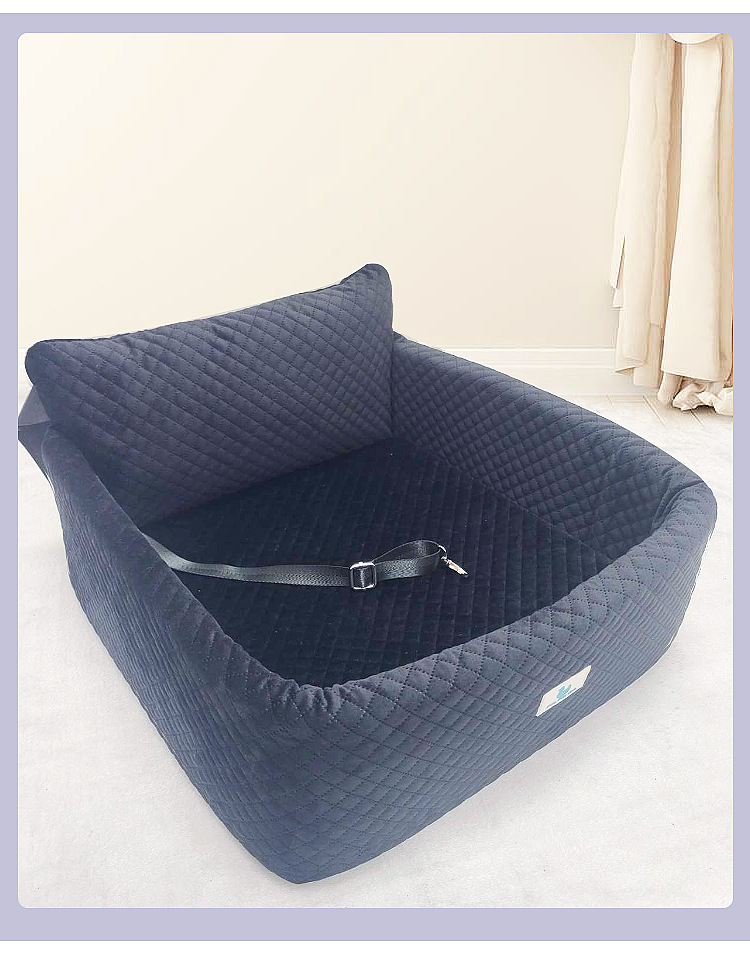 跨境定制宠物车载包外出宠物汽车安全座椅垫猫狗防脏车载包狗窝(图12)