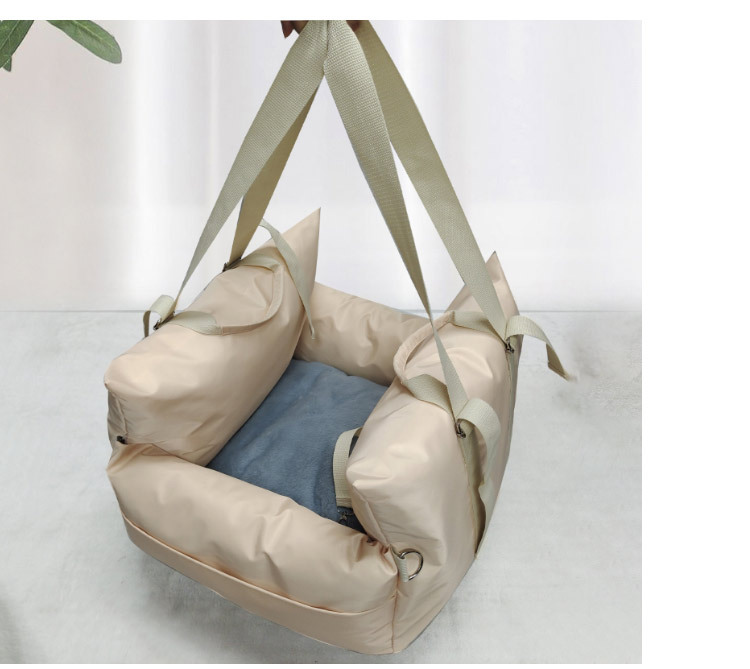 厂家定制宠物车载窝 宠物外出旅行狗垫 便携式汽车座椅手提狗狗窝(图17)